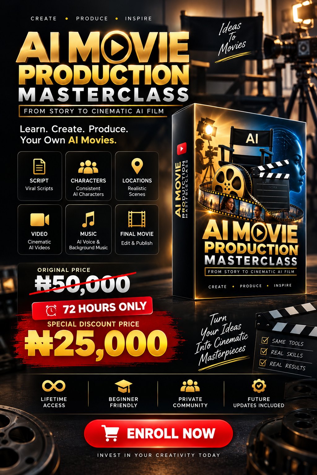 AI Movie Production Masterclass offer